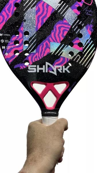 Imagem de Raquete Beach Tennis Shark Predator 2023 20mm Carbon 3K