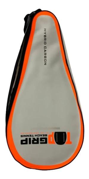 Imagem de Raquete Beach Tennis Top Grip Hybrid Carbon com Raqueteira