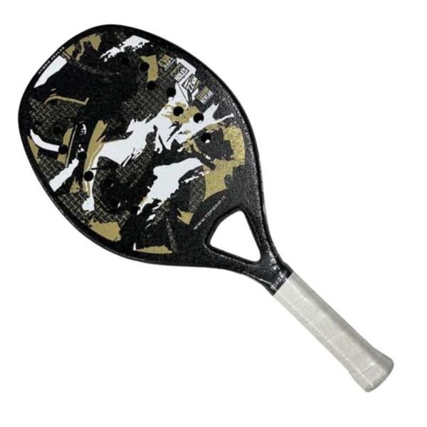 Imagem de Raquete Beach Tennis Top Grip Hybrid Kevlar Com Raqueteira