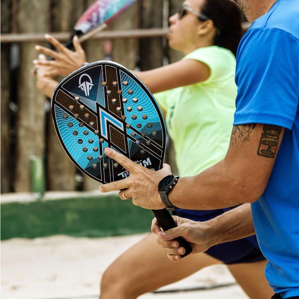 Imagem de Raquete Beach Tennis Total Titanium Carbono 3k 2025 + Capa