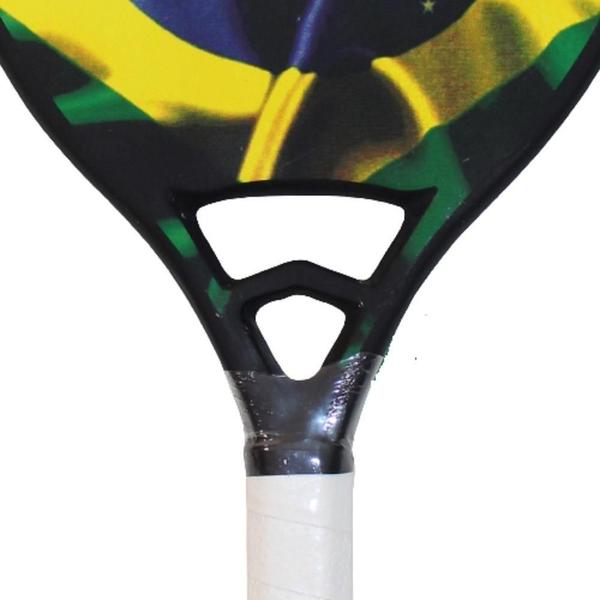 Imagem de Raquete beach tennis wbt kevlar com fibra carbono brazilian 2021 profissional