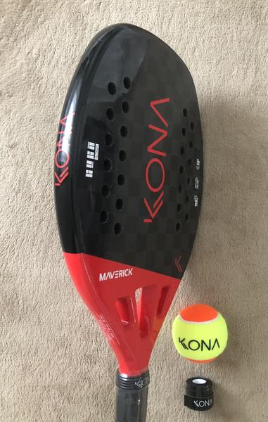 Imagem de Raquete BT Kona Maverick Red 2024 + Grip + Bola BT