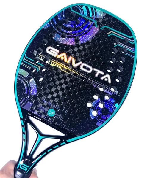 Imagem de Raquete De Beach Tennis 12k Gaivota Full Carbon Baleias 2023