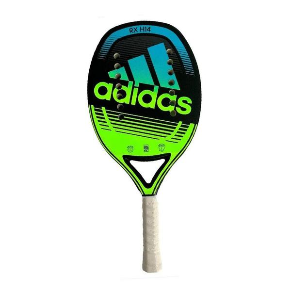 Imagem de Raquete de Beach Tennis Adidas RX H14 Preto Verde e Azul