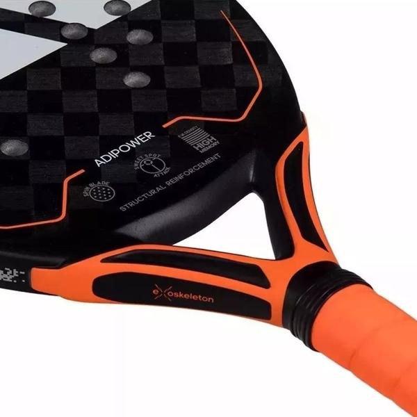 Imagem de Raquete De Beach Tennis Adipower 3.2 H24 Preto E Laranja Adidas