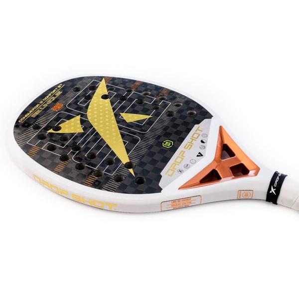 Imagem de Raquete de Beach Tennis Drop Shot Conqueror 12 Comfort BT Branco