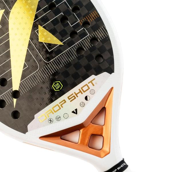 Imagem de Raquete de Beach Tennis Drop Shot Conqueror 12 Comfort BT Branco