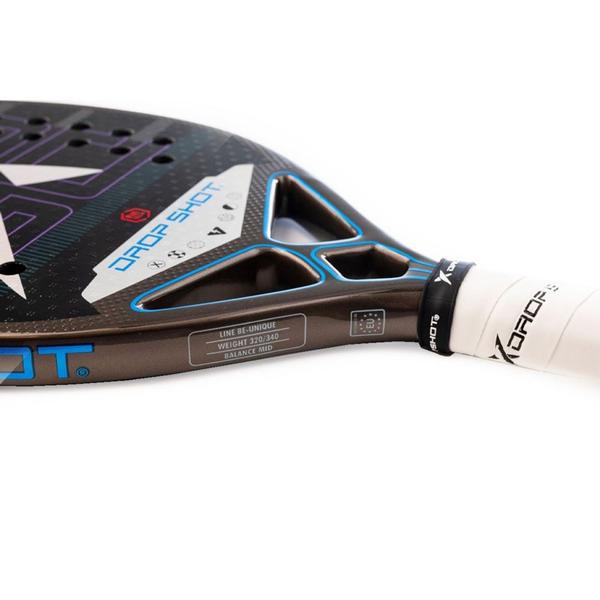 Imagem de Raquete de Beach Tennis Drop Shot Conqueror 12 Tech BT Marrom