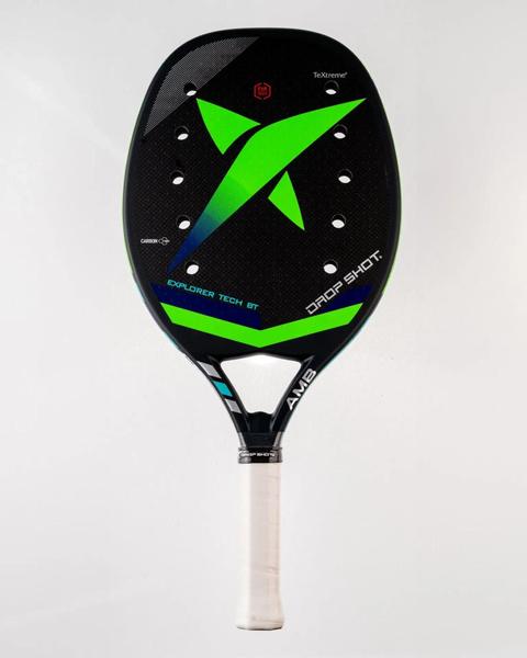 Raquete de Beach Tennis Drop Shot Explorer Tech Carbono 2024 3 k Imagem de Raquete de Beach Tennis Drop Shot Explorer Tech Carbono 2024 3 k
