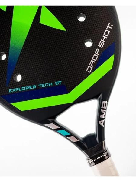 Raquete de Beach Tennis Drop Shot Explorer Tech Carbono 2024 3 k Imagem de Raquete de Beach Tennis Drop Shot Explorer Tech Carbono 2024 3 k