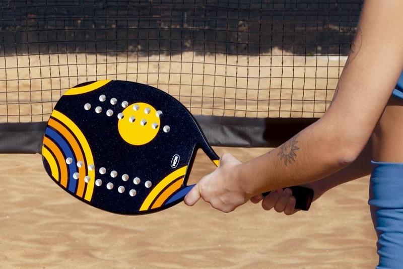 Imagem de Raquete de Beach Tennis Fibra de Vidro Preta 50Cm Mor