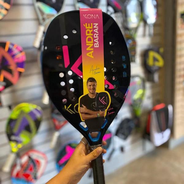 Imagem de Raquete de beach tennis kona gladiator 3k - andré baran