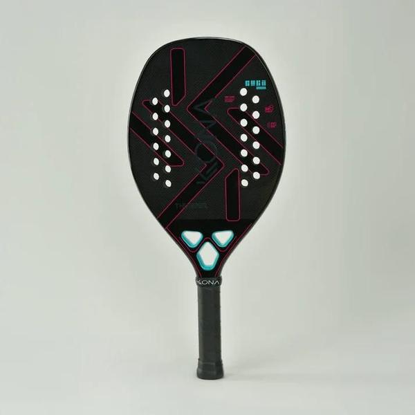 Imagem de Raquete de Beach Tennis Kona Thunder Black 2024 Carbono 3K