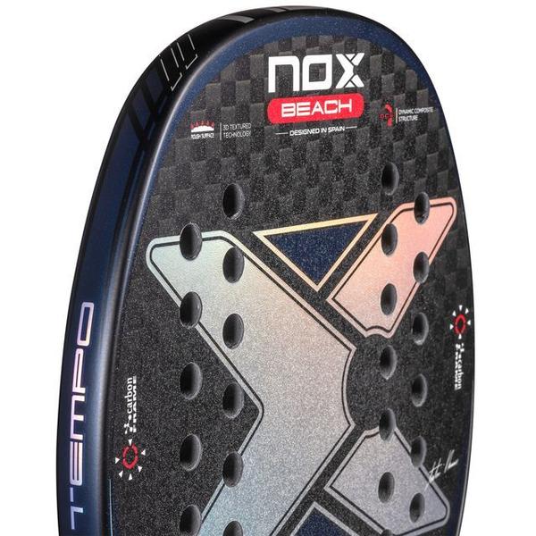 Imagem de Raquete de Beach Tennis Nox AR10 Tempo Carbono 12 k