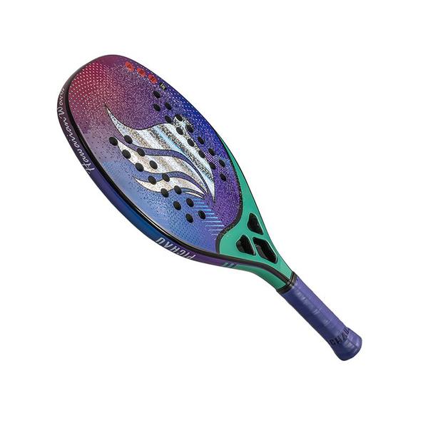 Imagem de Raquete de Beach Tennis Pichau Hawaiian Waves, Face 3k Carbon, PES-RKT-HW