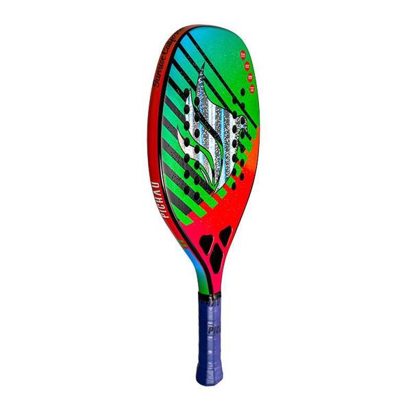 Imagem de Raquete de Beach Tennis Pichau Sunrise California, Face 18k Carbon, PES-RKT-SC