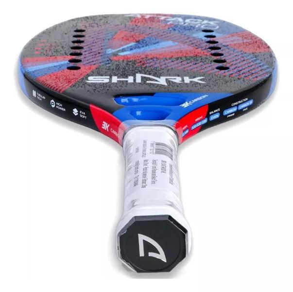 Imagem de Raquete De Beach Tennis Shark Attack Carbono 3k Original