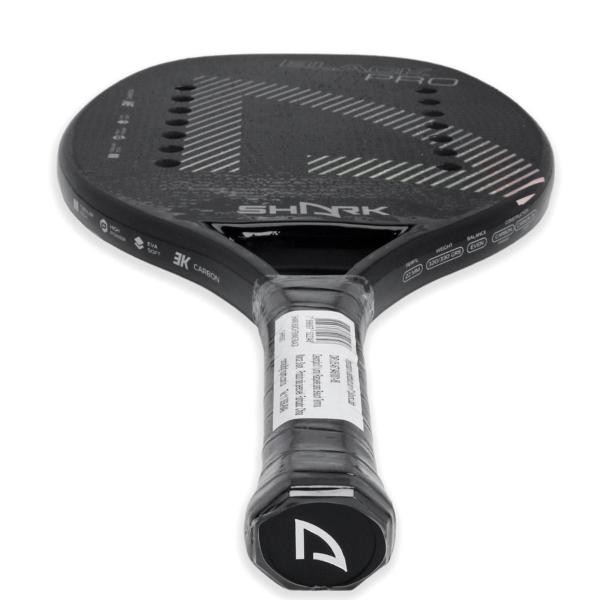 Raquete de Beach Tennis Shark Black 2024 Imagem de Raquete de Beach Tennis Shark Black 2024