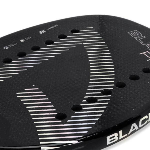 Raquete de Beach Tennis Shark Black 2024 Imagem de Raquete de Beach Tennis Shark Black 2024