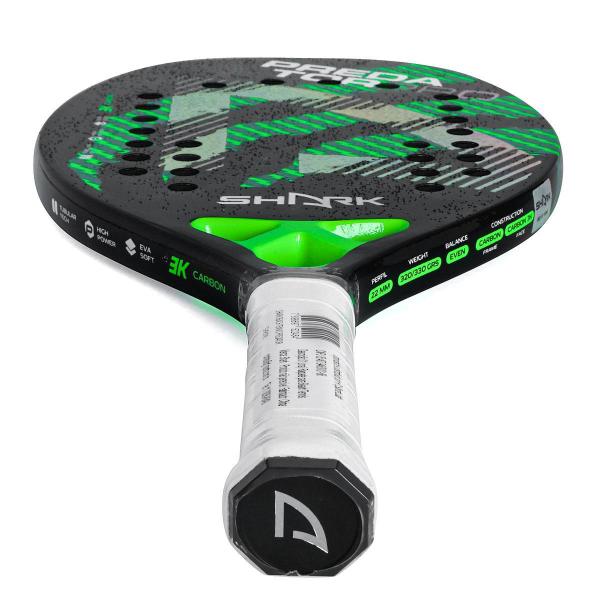 Imagem de Raquete de Beach Tennis Shark Predator Pro 22mm - Edição Limitada