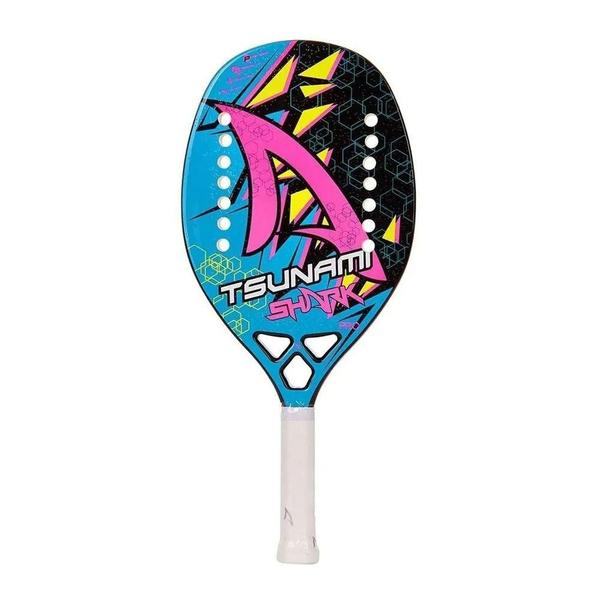 Imagem de Raquete de Beach Tennis Shark Tsunami 2022 Fibra de Vidro