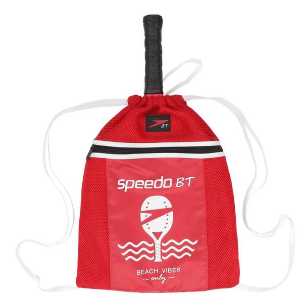 Imagem de Raquete de Beach Tennis Speedo Red 3K + Beach Bag Red