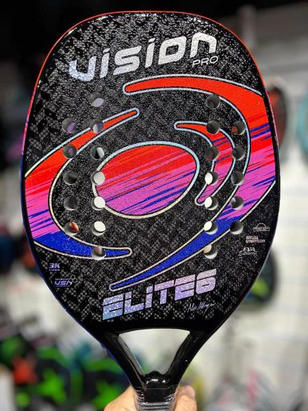 Imagem de Raquete De Beach Tennis Vision Pro Elite6 Carbono 3k 2024