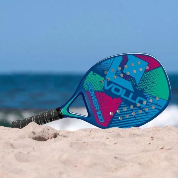 Imagem de Raquete de beach tennis vollo fibra vidro superfície áspera