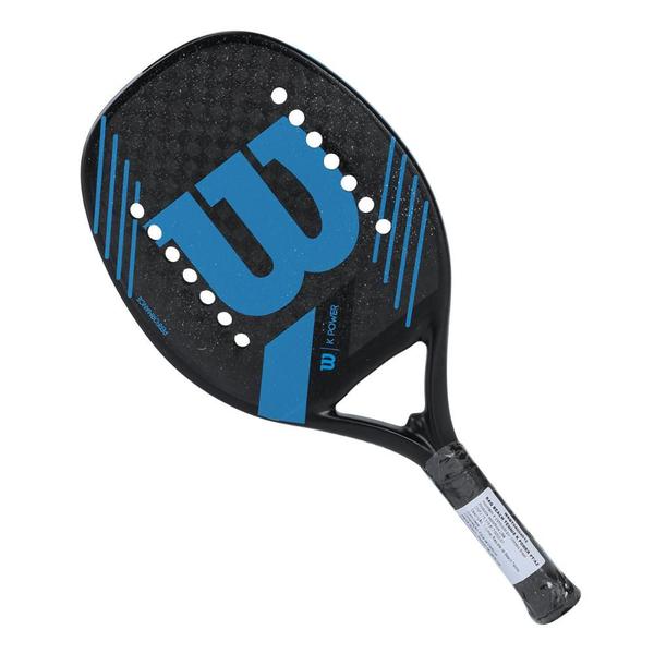 Imagem de Raquete de Beach Tennis Wilson K Power Preta e Azul