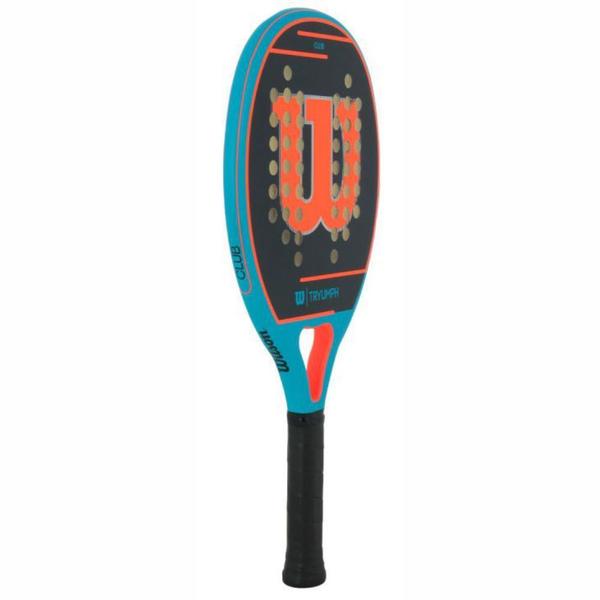 Imagem de Raquete De Beach Tennis Wilson Modelo Tryumph Fiber Glass Treinos Jogos Leve Fibra de Vidro