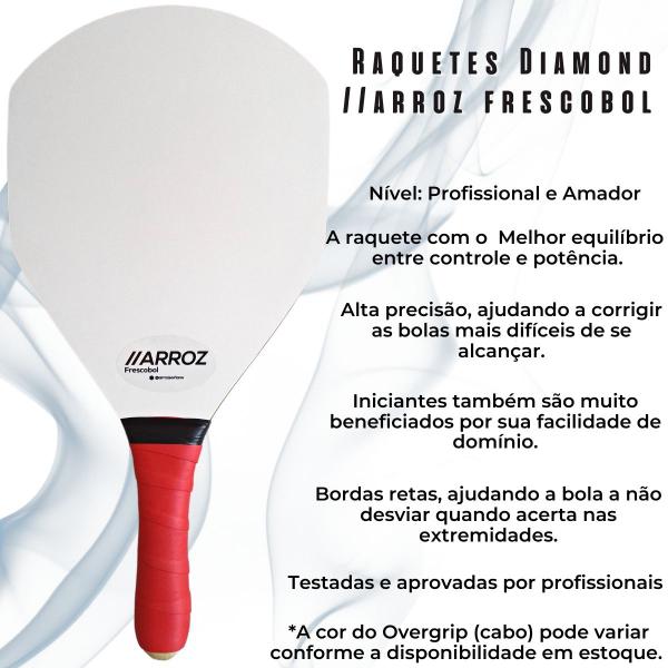 Imagem de Raquete De Frescobol Arroz Formica Diamond Pro 