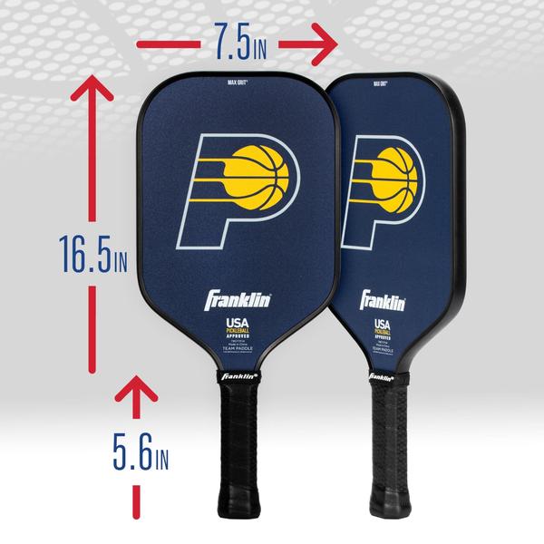 Imagem de Raquete de pickleball Franklin Sports NBA Indiana Pacers