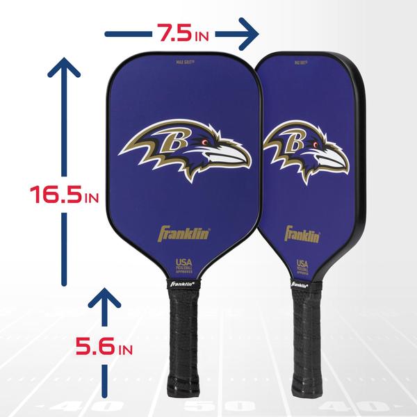 Imagem de Raquete de pickleball Franklin Sports NFL Baltimore Ravens