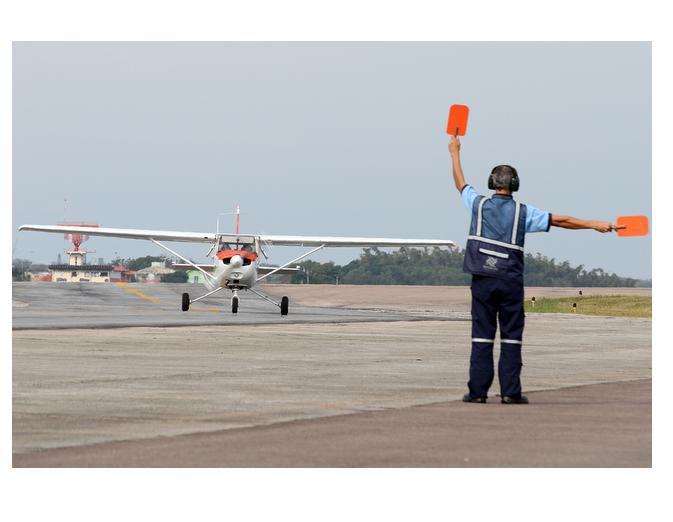 Imagem de Raquete De Sinalização Para Aviação 1 Par Aeroporto Aeroind