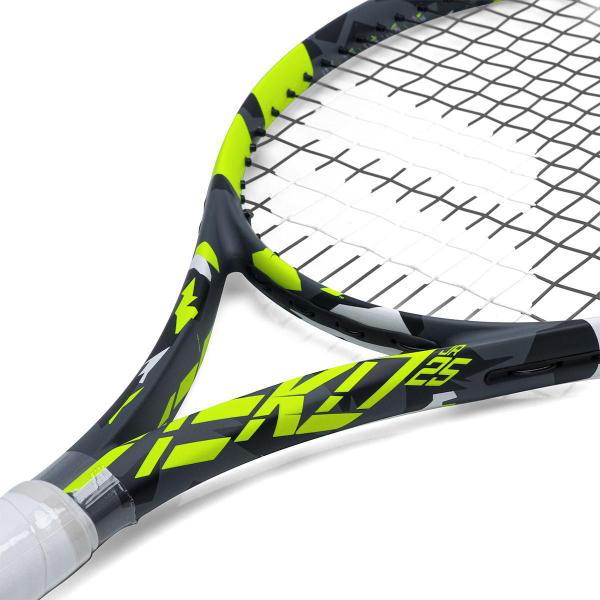 Imagem de Raquete de Tênis Babolat Aero 25 Junior 240G Preta e Amarela