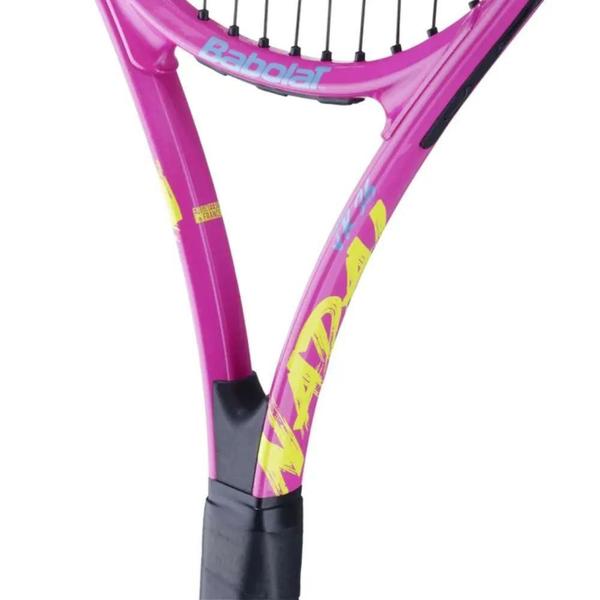 Imagem de Raquete De Tênis Babolat Nadal Jr 26 ul Amarelo E Rosa L0