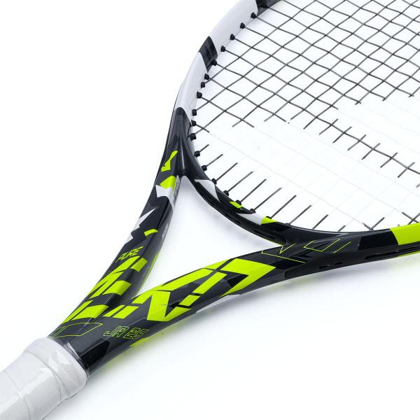 Imagem de Raquete de Tênis Babolat Pure Aero Junior 26 235G Preta Amarela e Branca