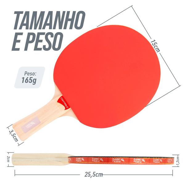 Imagem de Raquete De Tênis De Mesa Ping Pong Controle Da Pista E Campo