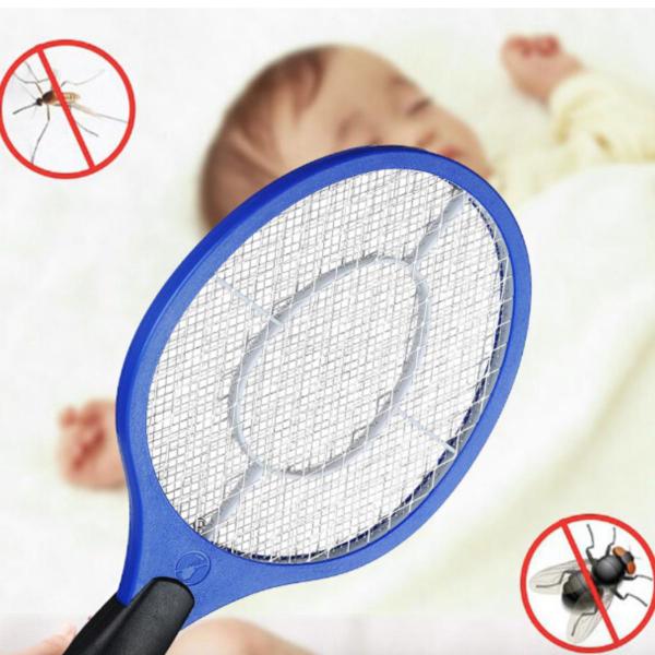 Imagem de Raquete Mata Mosquitos e Moscas Bivolt Recarregável