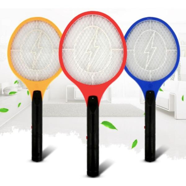 Raquete Mata Mosquitos e Moscas Bivolt Recarregável - Black Watch Imagem de Raquete Mata Mosquitos e Moscas Bivolt Recarregável