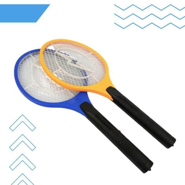 Raquete Mata Mosquitos e Moscas Bivolt Recarregável - Black Watch Imagem de Raquete Mata Mosquitos e Moscas Bivolt Recarregável