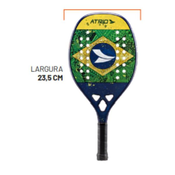 Imagem de Raquete Para Beach Tennis Carbon Brasil Atrio - Es449