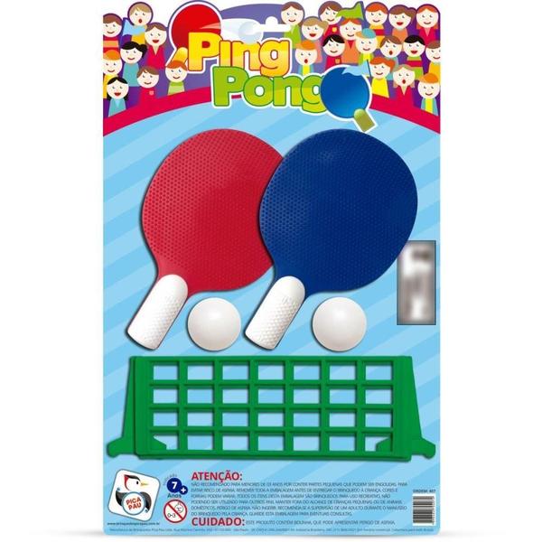 Imagem de Raquete para PING PONG CONJ.RAQUETE+2BOLAS+SUPORTE