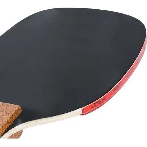 Imagem de Raquete Ping Pong Caneta Profissional Aprovado ITTF + 2 Bolas Oficiais Tenis de Mesa