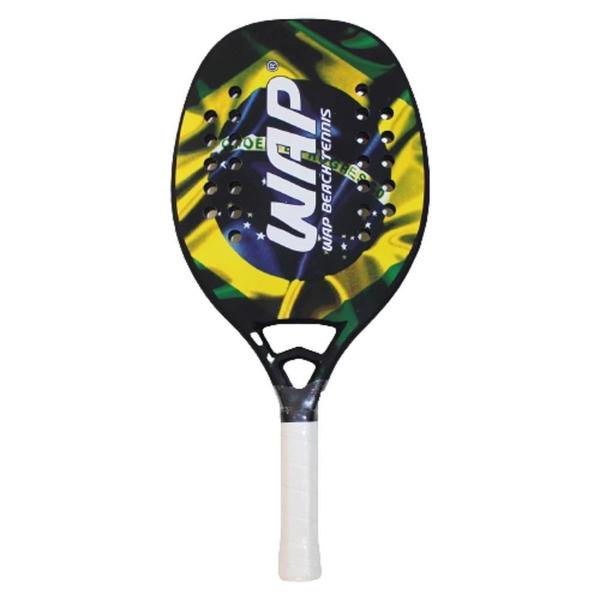 Imagem de Raquete profissional beach tennis wbt kevlar fibra carbono