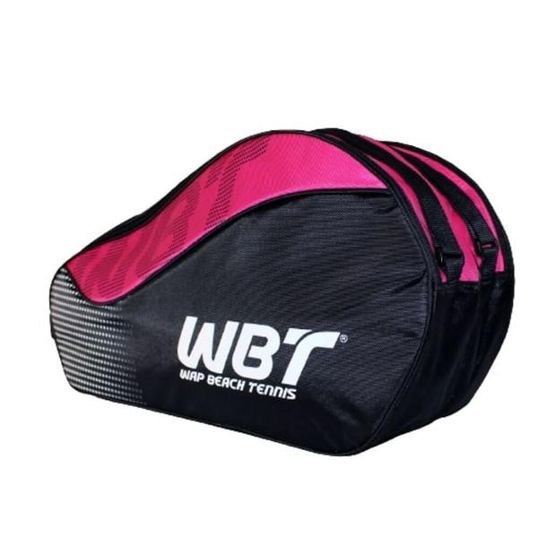 Imagem de Raqueteira dupla wbt 4 raquetes mochila bolsa ajustavel beach tennis padel