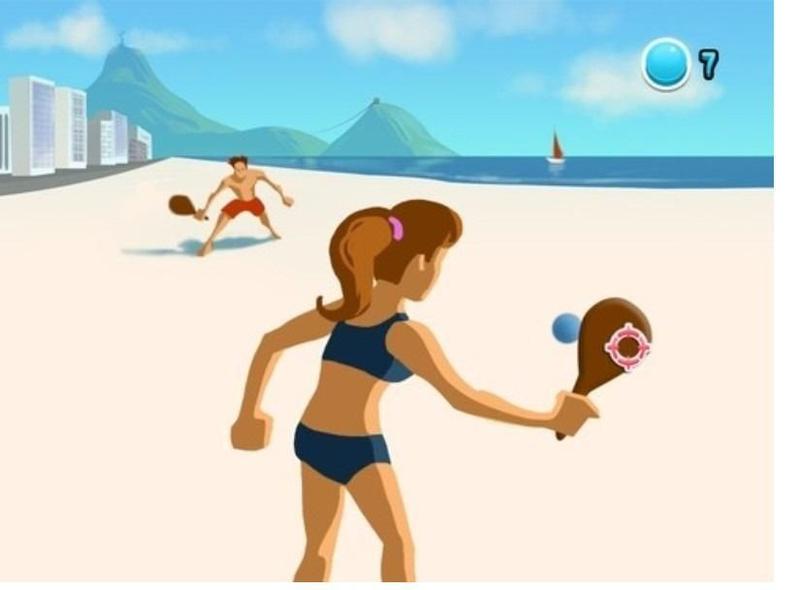 Imagem de Raquetes De Madeira Ping Pong Frescobol Com Bola