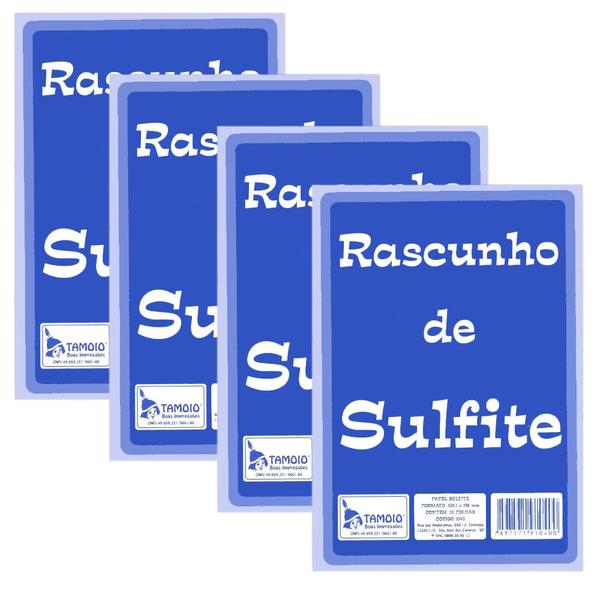 Imagem de Rascunho de Sulfite 109,1x156mm com 50 Folhas PT 20 - Tamoio