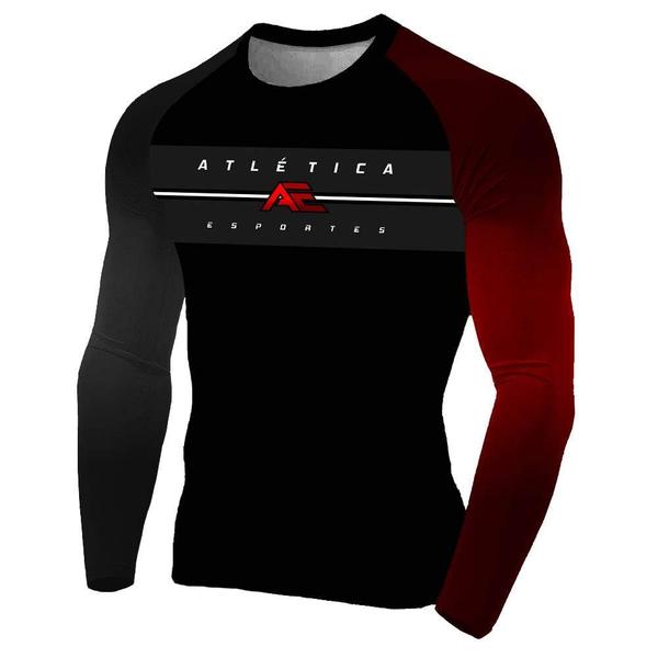 Rash Guard AE Masculina Atlética - Atlética Esportes Imagem de Rash Guard AE Masculina Atlética
