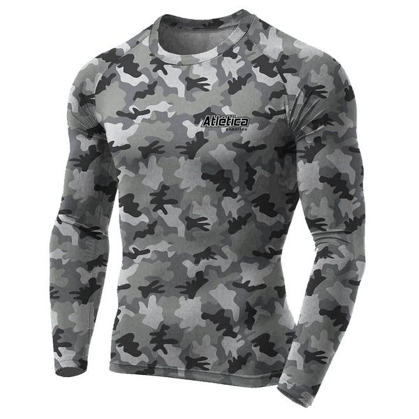 Imagem de Rash Guard Camuflada Masculina Atlética